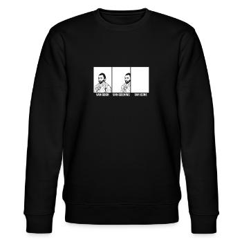 Maler Malerei Künstler Van Gogh Geschenk - Stanley/Stella Unisex Bio-Sweatshirt CHANGER  - Schwarz - Vorne - Nik (191cm) & Marisol (170cm)