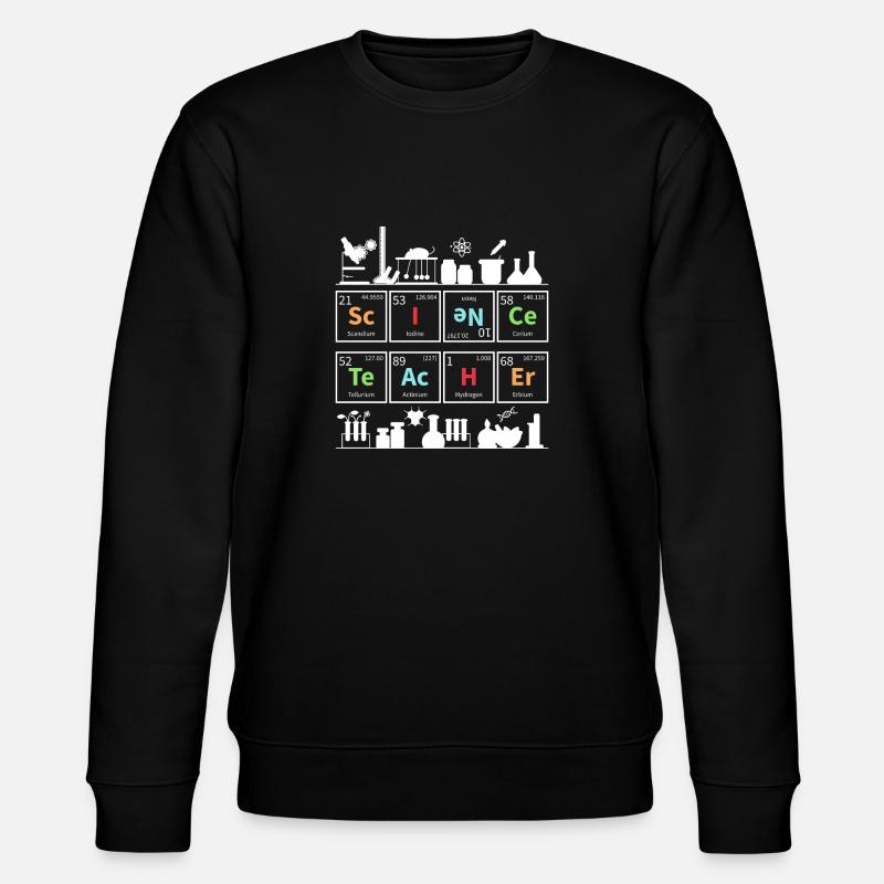 Lehrer Wissenschaft - Stanley/Stella Unisex Bio-Sweatshirt CHANGER - Schwarz