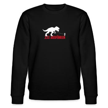 Exe Ausführen Informatik Admin Geschenk Geburtstag - Stanley/Stella Unisex Bio-Sweatshirt CHANGER  - Schwarz - Vorne - Nik (191cm) & Marisol (170cm)