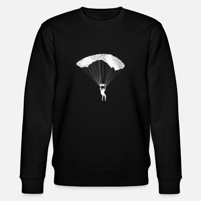 Paragliding - Stanley/Stella Unisex Bio-Sweatshirt CHANGER  - Schwarz