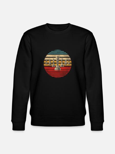Sport d'échecs rétro - Sweat bio CHANGER Stanley/Stella Unisexe - noir