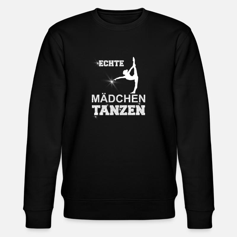 BALLETT UND TÄNZERIN GESCHENK - Stanley/Stella Unisex Bio-Sweatshirt CHANGER  - Schwarz