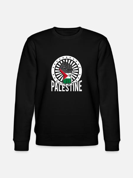 Palestine - Stanley/Stella CHANGER Unisex Organic Sweatshirt - black