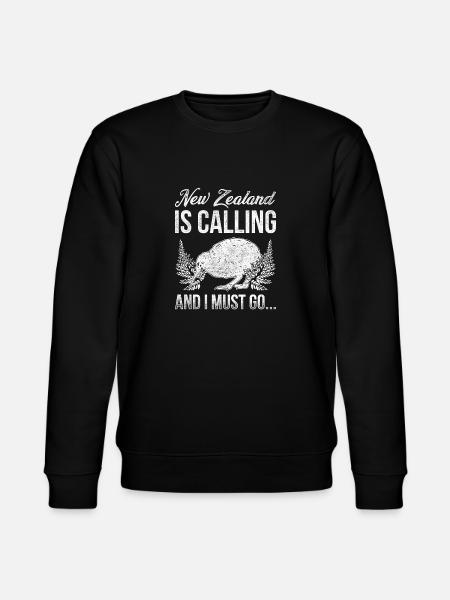 Neuseeland Kiwi - Stanley/Stella Unisex Bio-Sweatshirt CHANGER  - Schwarz