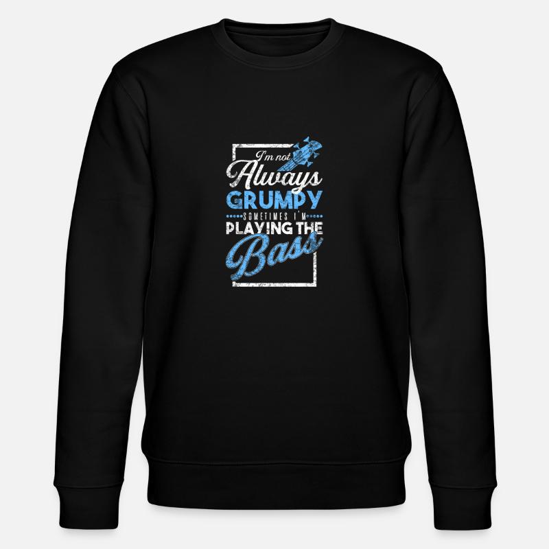 Bass - Stanley/Stella Unisex Bio-Sweatshirt CHANGER  - Schwarz