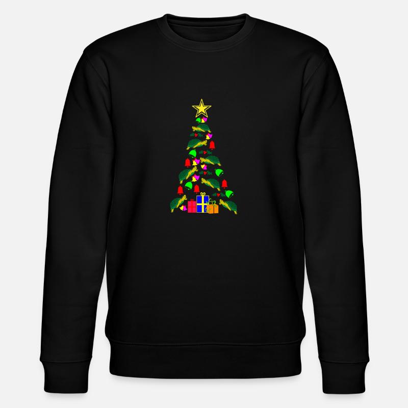 Turtle Christmas Gift - Stanley/Stella CHANGER Unisex Organic Sweatshirt - black