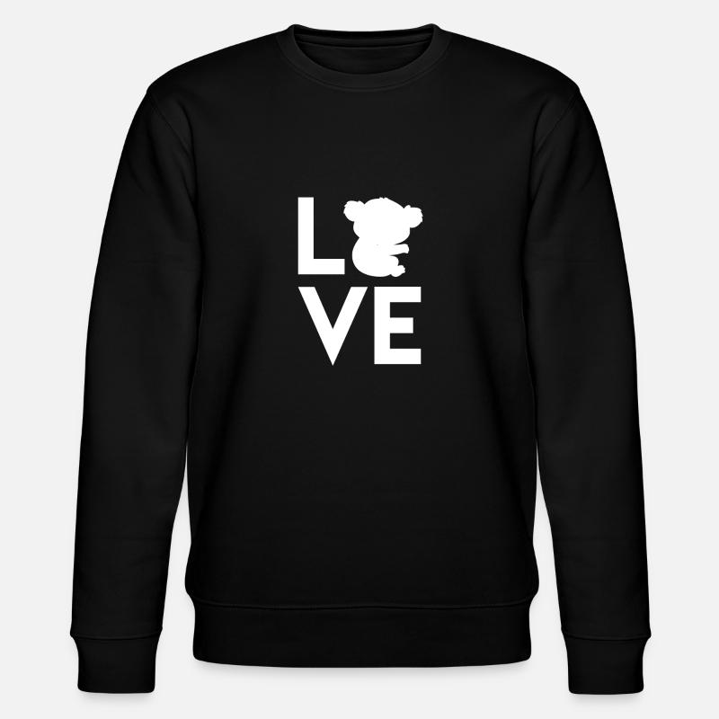 Amour de Koala - Sweat bio CHANGER Stanley/Stella Unisexe - noir