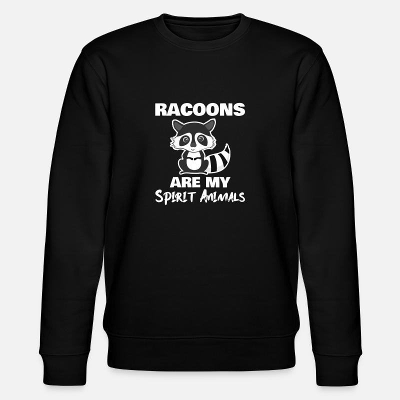 Idée cadeau raton laveur - Sweat bio CHANGER Stanley/Stella Unisexe - noir