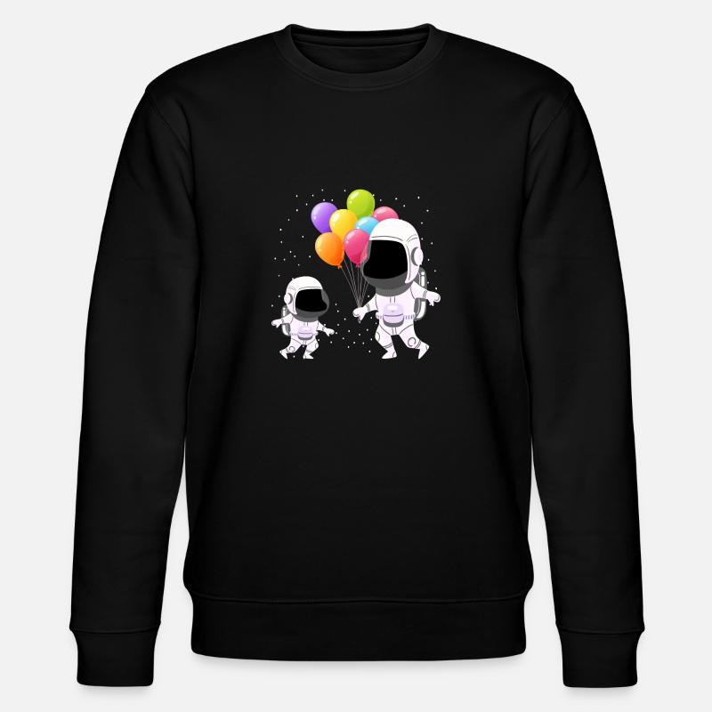 Astronomy astronaut child - Stanley/Stella CHANGER Unisex Organic Sweatshirt - black