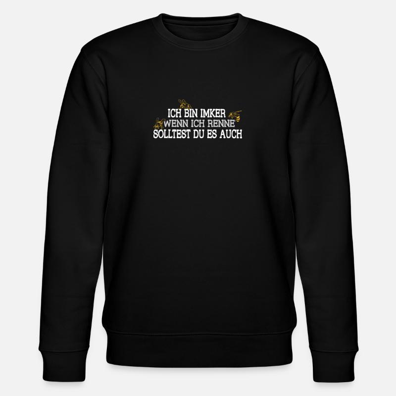 Bienenzüchter - Stanley/Stella Unisex Bio-Sweatshirt CHANGER  - Schwarz