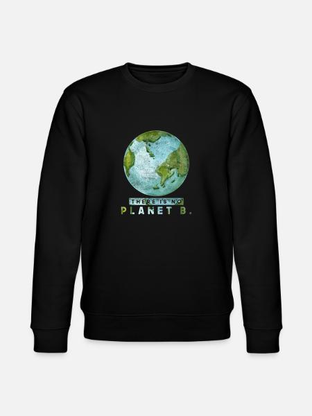 Earth Day environmental protection planet - Stanley/Stella CHANGER Unisex Organic Sweatshirt - black