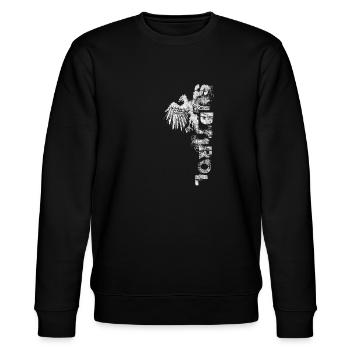 SÜDTIROL Schrift Adler Wappen Geschenk Östereich P - Stanley/Stella Unisex Bio-Sweatshirt CHANGER  - Schwarz - Vorne - Nik (191cm) & Marisol (170cm)