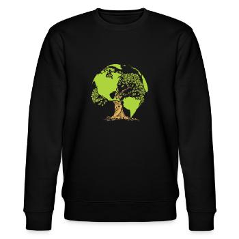 Protection de l'environnement pour le Jour de la Terre - Sweat bio CHANGER Stanley/Stella Unisexe - noir - Devant - Nik (191cm) & Marisol (170cm)
