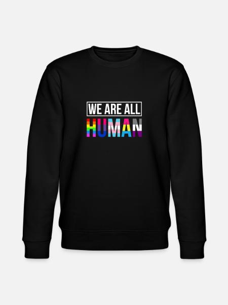 LGBTQ gay transgender - Stanley/Stella CHANGER Unisex Organic Sweatshirt - black