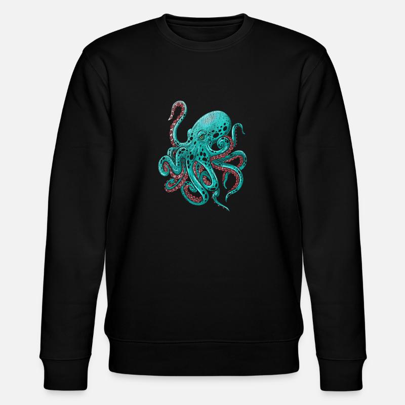 Octopus octopus - Sweat bio CHANGER Stanley/Stella Unisexe - noir