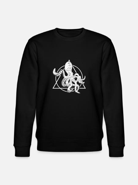 Octopus animal - Stanley/Stella CHANGER Unisex Organic Sweatshirt - black