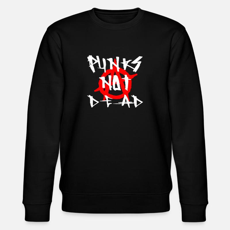 Punk's Not Dead - Stanley/Stella CHANGER Unisex Organic Sweatshirt - black