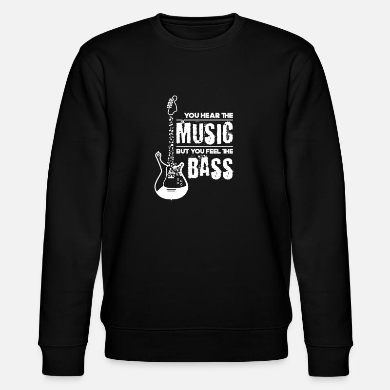 Musique de guitare basse - Sweat bio CHANGER Stanley/Stella Unisexe - noir