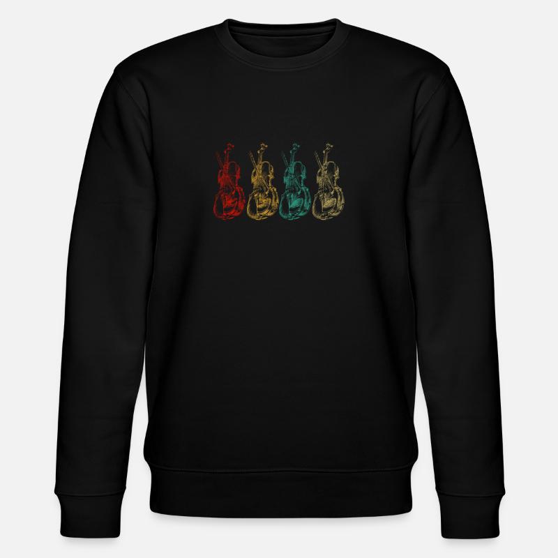 Cello cello player - Stanley/Stella CHANGER Unisex Organic Sweatshirt - black