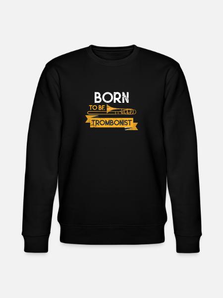 Trombone music - Stanley/Stella CHANGER Unisex Organic Sweatshirt - black