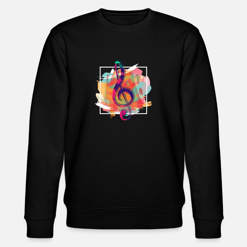 Musicien compositeur Clef - Sweat bio CHANGER Stanley/Stella Unisexe - noir