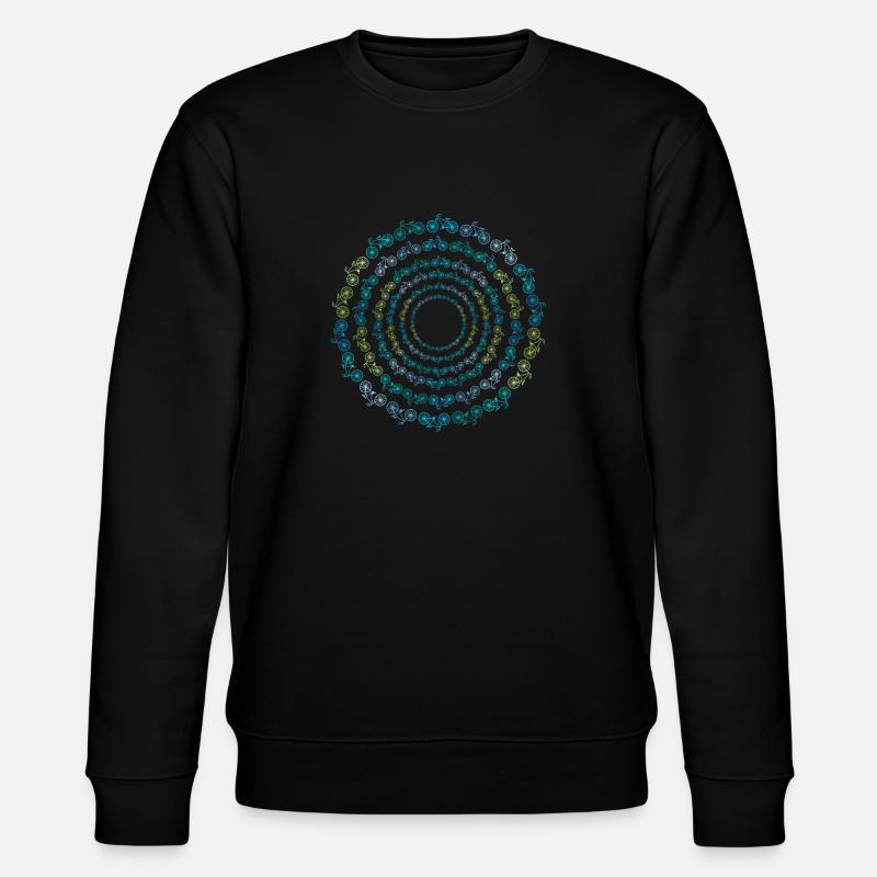 bicycle - Stanley/Stella CHANGER Unisex Organic Sweatshirt - black