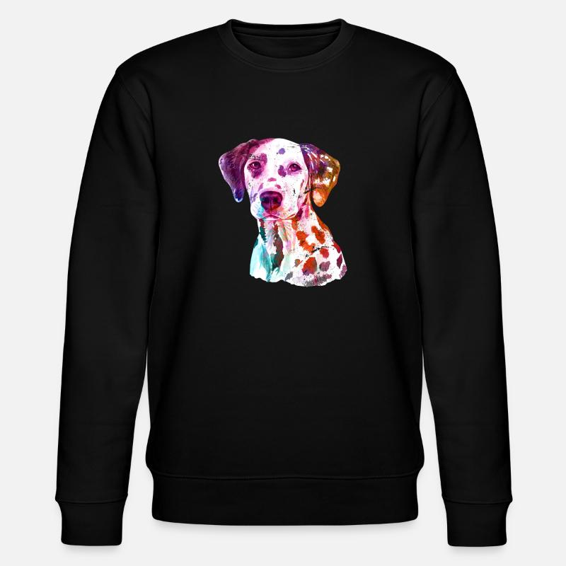 Dalmatiner - Stanley/Stella Unisex Bio-Sweatshirt CHANGER  - Schwarz