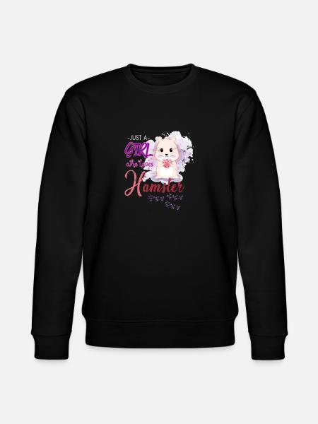 Hamster animal cage - Stanley/Stella CHANGER Unisex Organic Sweatshirt - black