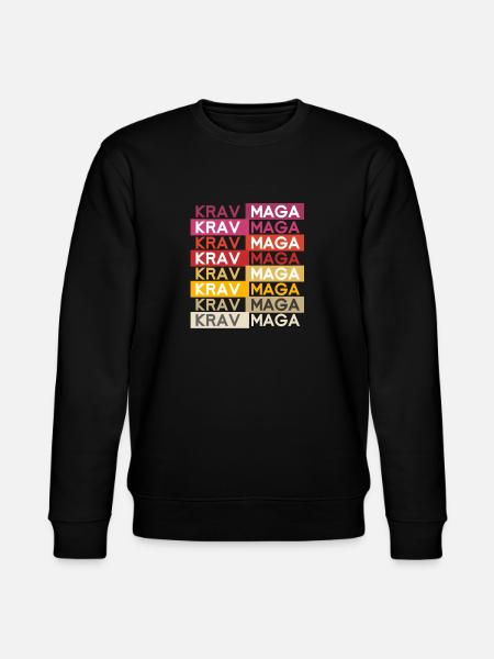Krav Maga gift idea - Stanley/Stella CHANGER Unisex Organic Sweatshirt - black