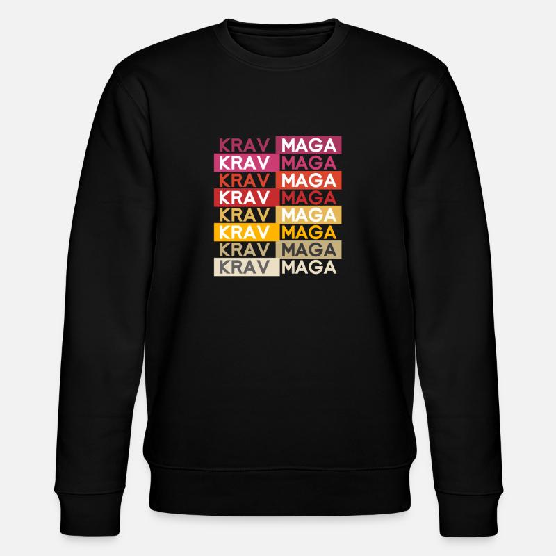 Krav Maga Geschenkidee - Stanley/Stella Unisex Bio-Sweatshirt CHANGER  - Schwarz
