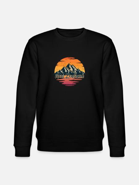 New Zealand New Zealanders - Stanley/Stella CHANGER Unisex Organic Sweatshirt - black