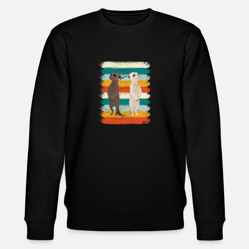 Suricate rétro - Sweat bio CHANGER Stanley/Stella Unisexe - noir