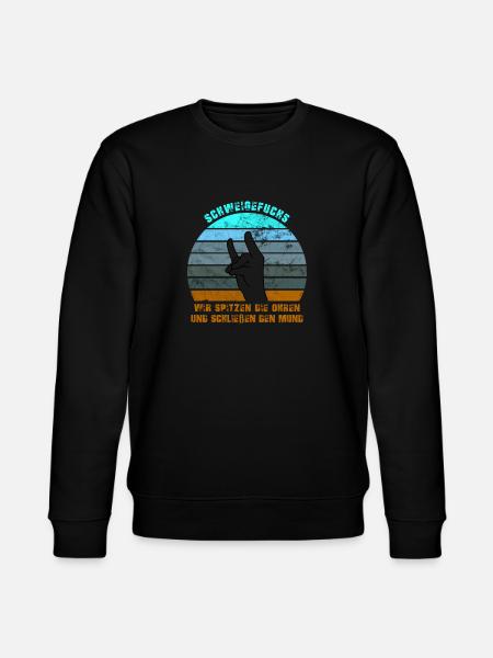SCHWEIGEFUCHS - Stanley/Stella Unisex Bio-Sweatshirt CHANGER - Schwarz
