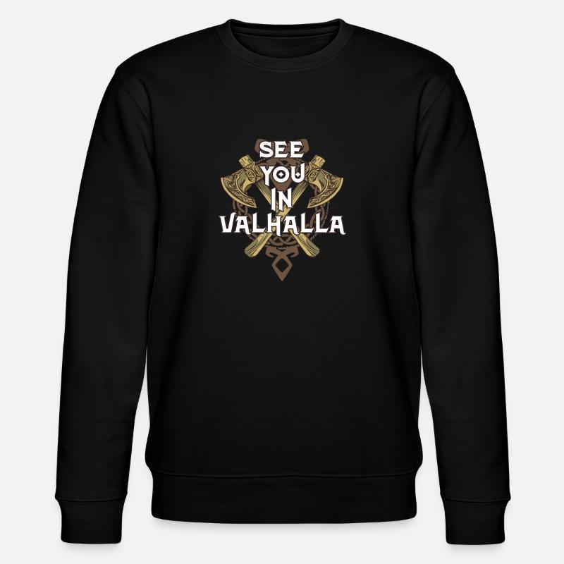 Rendez-vous à Valhalla Vikings Walhalla - Sweat bio CHANGER Stanley/Stella Unisexe - noir