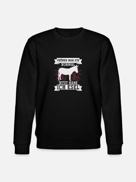 Esel - Stanley/Stella Unisex Bio-Sweatshirt CHANGER  - Schwarz