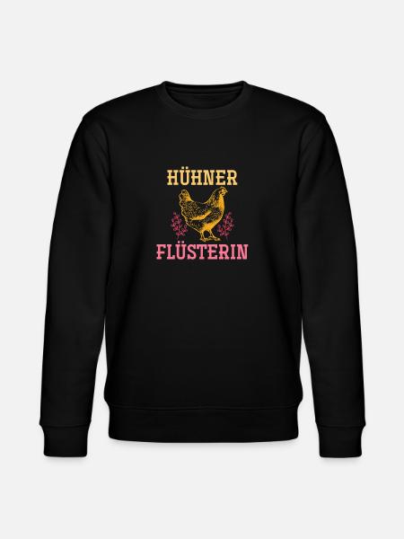 Huhn - Stanley/Stella Unisex Bio-Sweatshirt CHANGER  - Schwarz