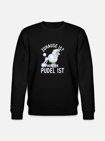 Pudel Hunderasse - Stanley/Stella Unisex Bio-Sweatshirt CHANGER  - Schwarz