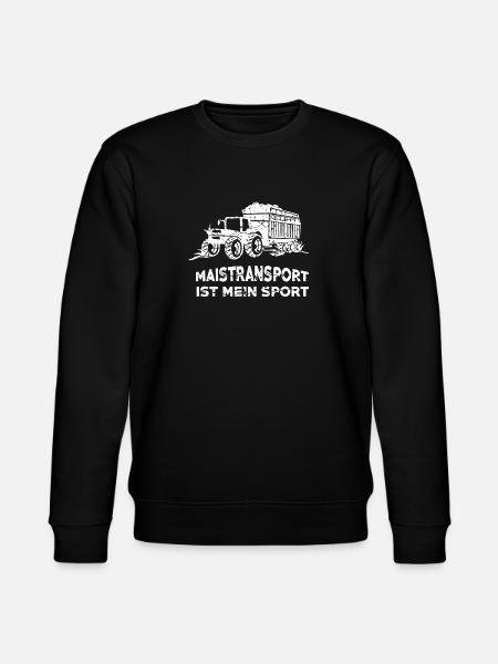 Mais häckseln T-Shirt | Landwirt Bauer Lohner - Stanley/Stella Unisex Bio-Sweatshirt CHANGER - Schwarz