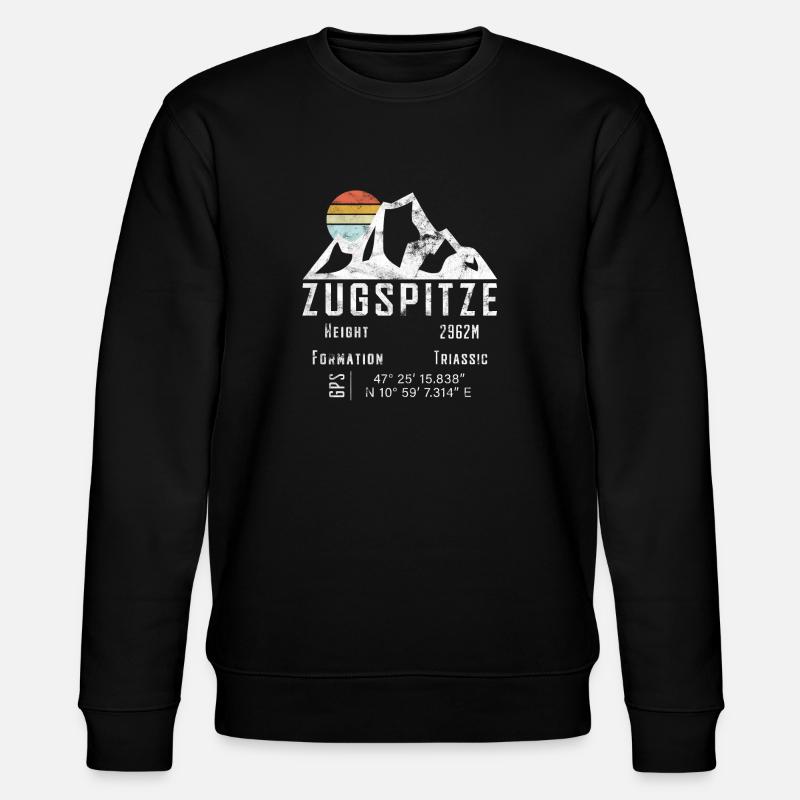 ZUGSPITZE - Sweat bio CHANGER Stanley/Stella Unisexe - noir