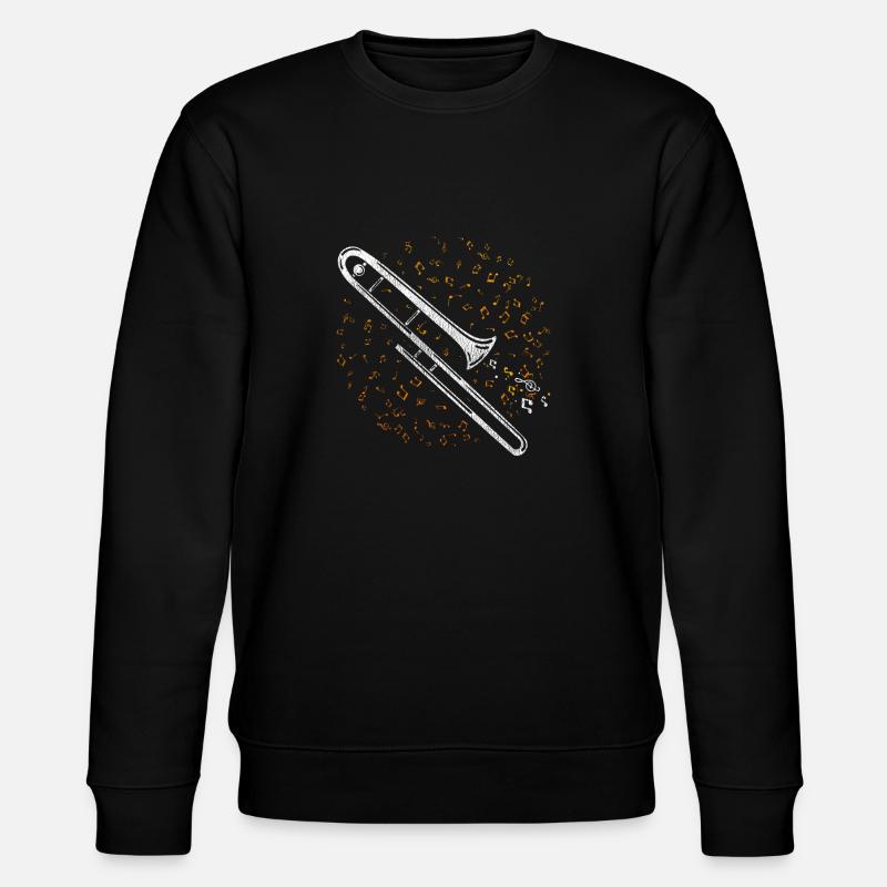 Trombone trombone player - Stanley/Stella CHANGER Unisex Organic Sweatshirt - black