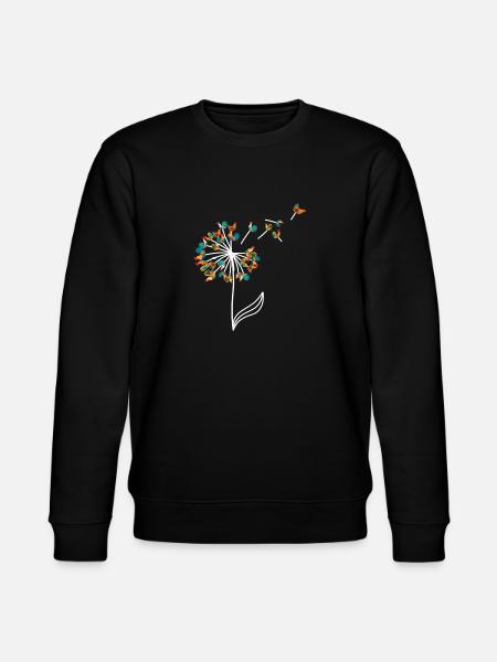 Chicken Dandelion - Stanley/Stella CHANGER Unisex Organic Sweatshirt - black