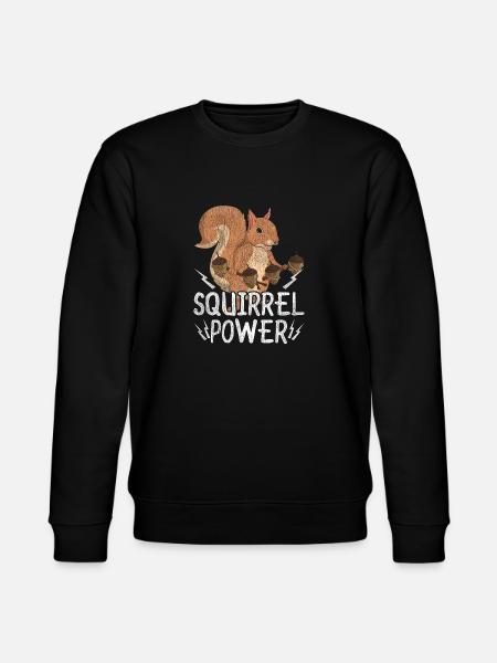 Écureuil animal mignon - Sweat bio CHANGER Stanley/Stella Unisexe - noir