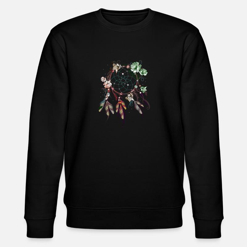 Traumfänger - Stanley/Stella Unisex Bio-Sweatshirt CHANGER  - Schwarz