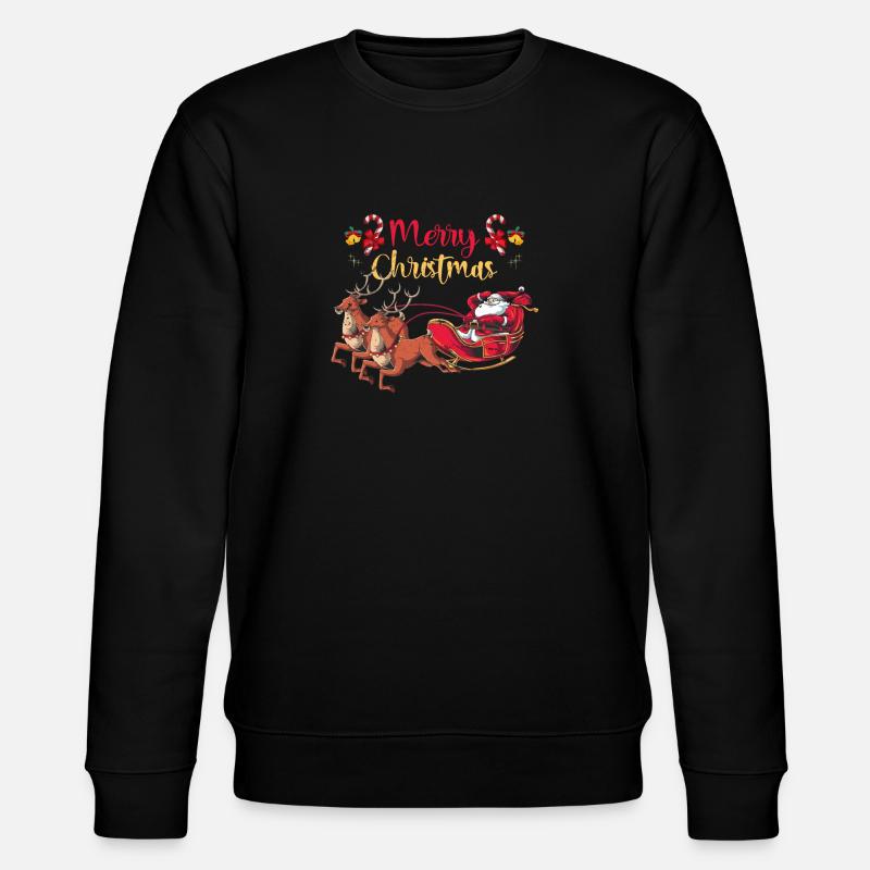 Sapin du Père Noël - Sweat bio CHANGER Stanley/Stella Unisexe - noir