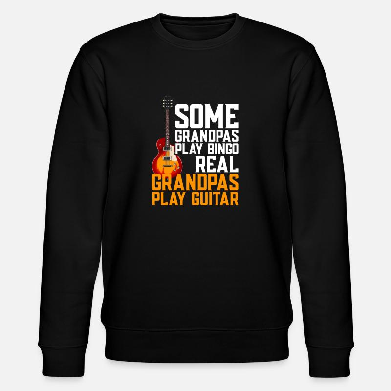 guitar - Stanley/Stella CHANGER Unisex Organic Sweatshirt - black