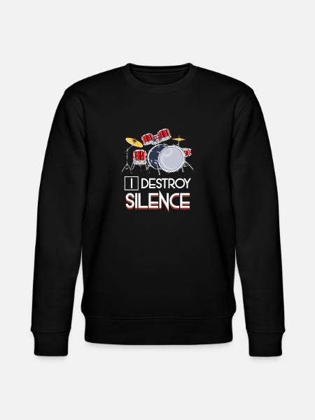Drums - Stanley/Stella CHANGER Unisex Organic Sweatshirt - black