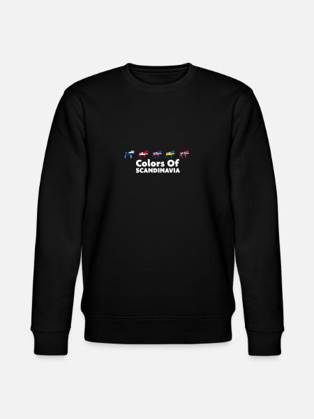 Colours of scandinavia - Skandinavien - Stanley/Stella CHANGER Unisex Organic Sweatshirt - black