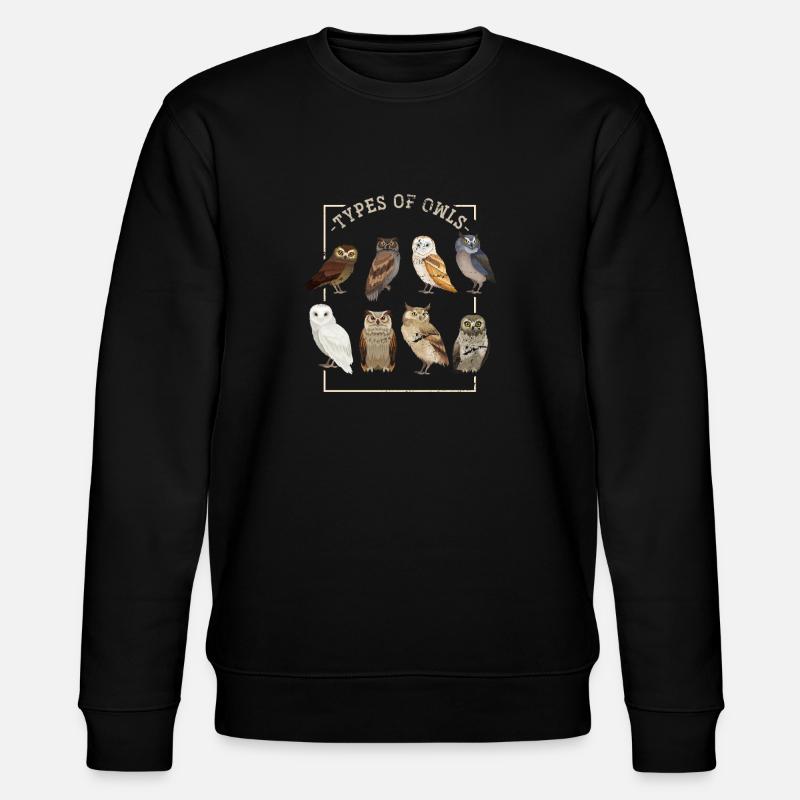 Nuit de la chouette - Sweat bio CHANGER Stanley/Stella Unisexe - noir