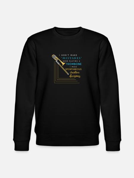 Trombone musicians - Stanley/Stella CHANGER Unisex Organic Sweatshirt - black