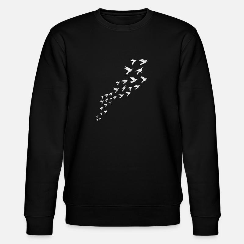 Origami - Stanley/Stella Unisex Bio-Sweatshirt CHANGER  - Schwarz
